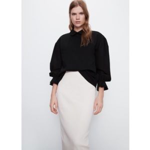 ZARA PETER PAN COLLAR SHIRT